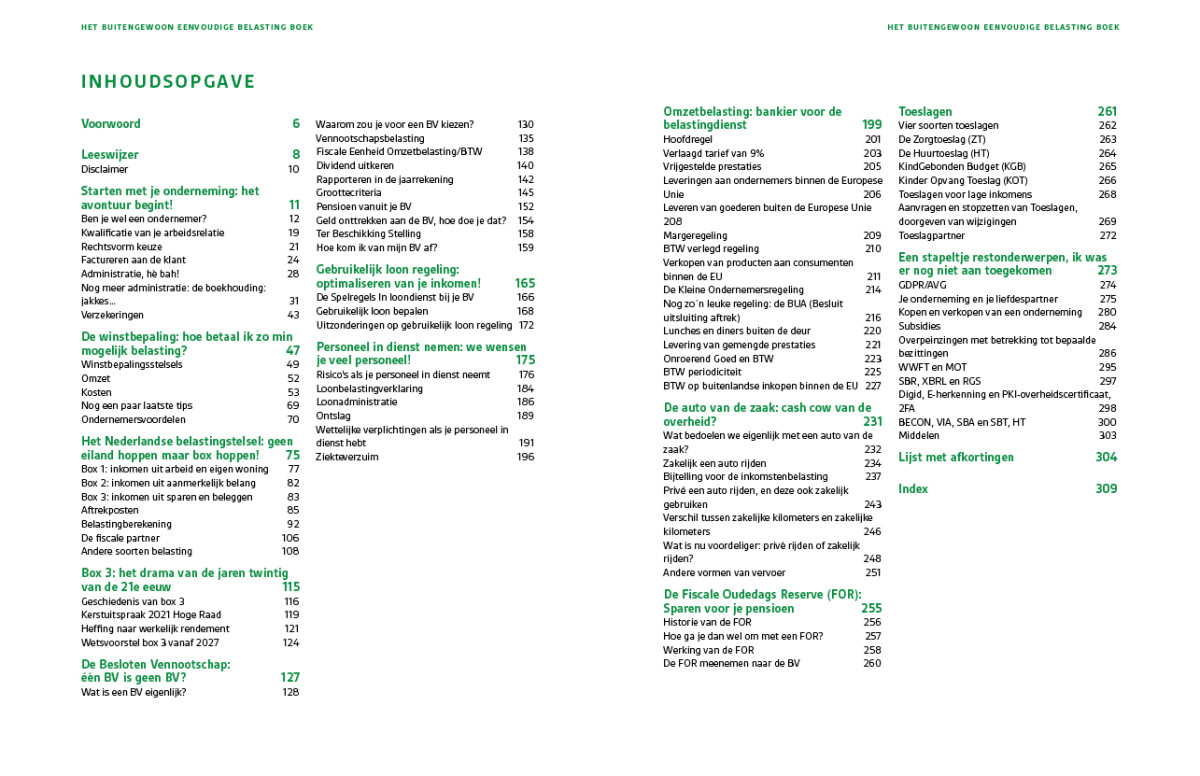 Het buitengewoon eenvoudige belasting boek